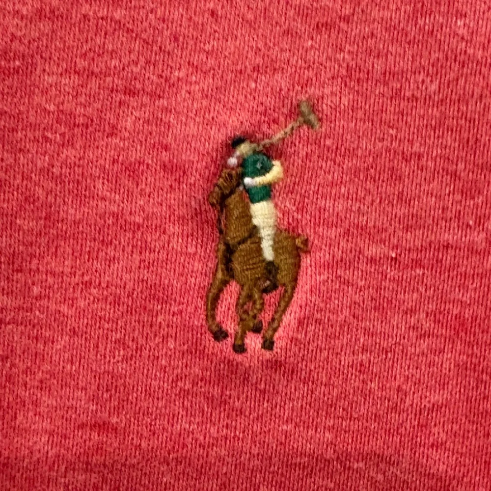 Polo Ralph Lauren Classic Fit Long Sleeve Polo Shirt - Men’s Size L -Salmon/Pink